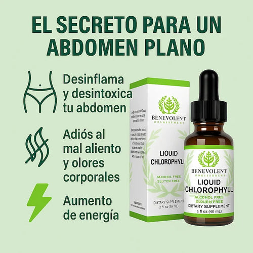 CLOROFILA™ El secreto natural para un abdomen plano en 2 semanas